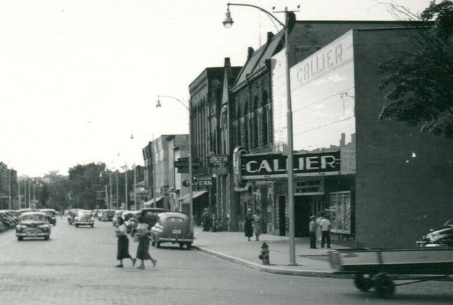 Belding - Old Photo Of Downtown Section Now Gone